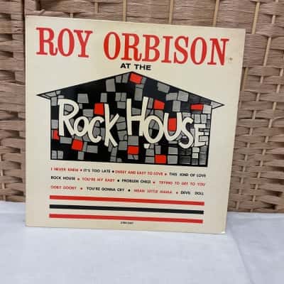 Vintage Roy Orbison vinyl record debut album At the Rock House Rockabilly Collectable 