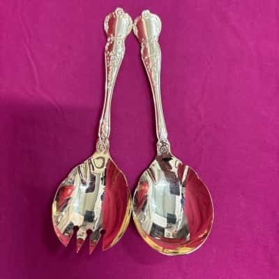 Vintage Rodd 2Ag Serving Utensils Spoon & fork 