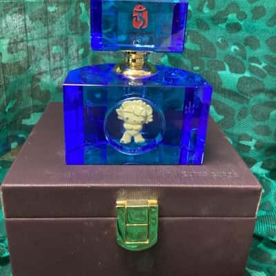 Beijing Olympics Blue Commemorative Perfume Bottle