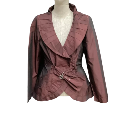 Choclate New Zealand  Size 12 Cocktail Blazer  Maroon 