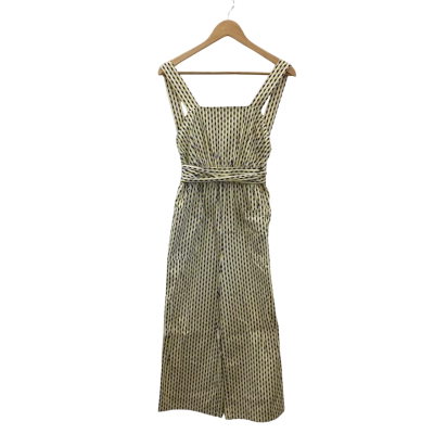  Wyatt Wylde Womens  Size S Sleeveless Playsuit Yellow/ White / Blue / Polka Dot