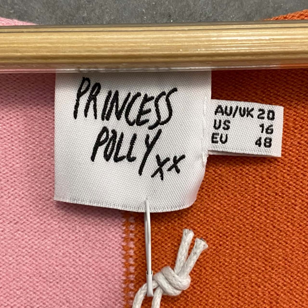 Princess Polly Womens Size 20 / Plus Size Mini Dress / Sleeveless Dress Orange / Pink (s) Princess Polly Womens Size 20 / Plus Size Mini Dress / Sleeveless Dress Orange / Pink (s)