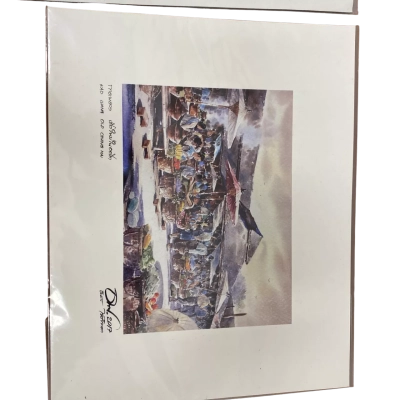 Print for Framing 22 cm x 28 cm Signed 