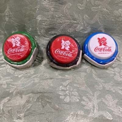 Set of 3 London 2012 Olympic Games Coca-Cola Yo-yo 