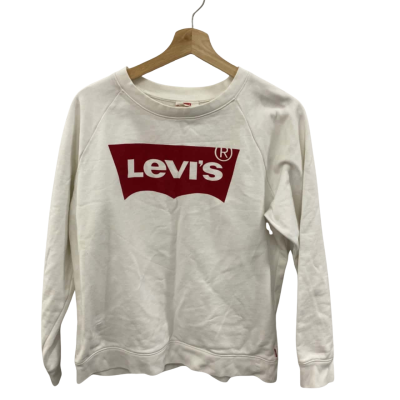 Levi's Mens  Size S Jumper White 