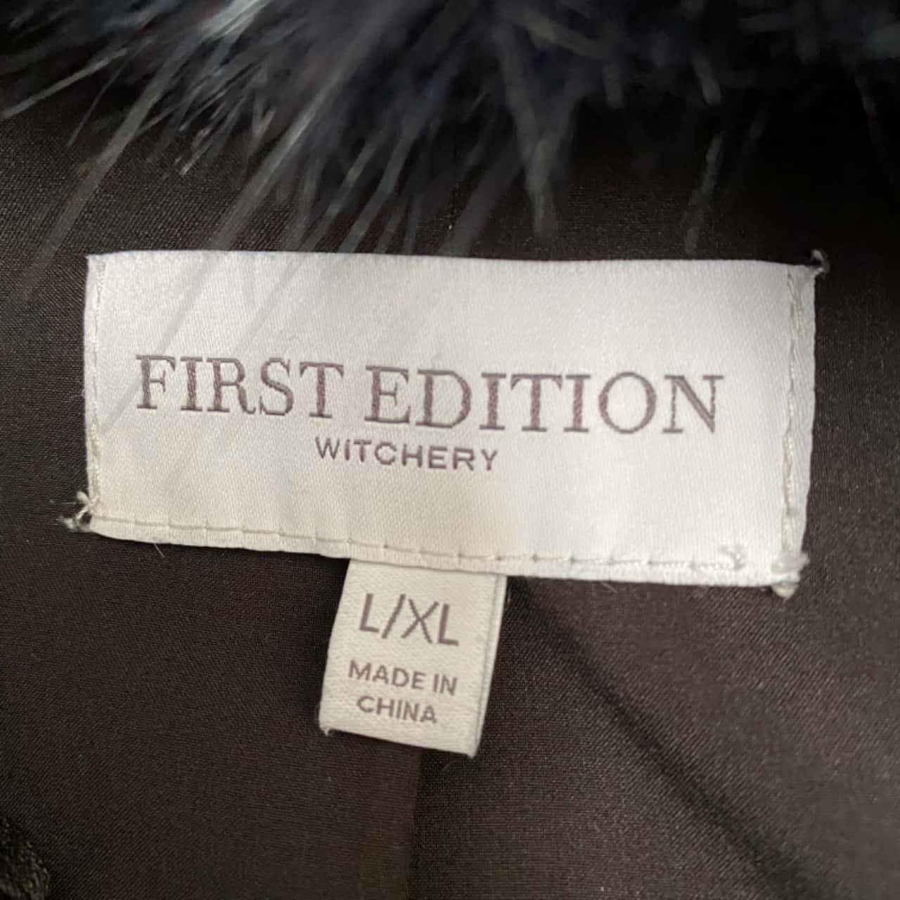 witchery faux fur jacket