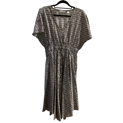 Country Road Womens  Size 4 Short Sleeve Dress  Beige / Black  / White 