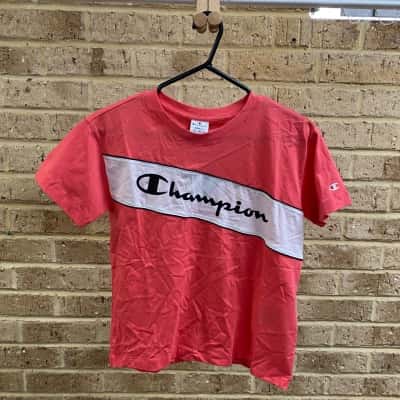 Champion Women's pink coral tee Size S 