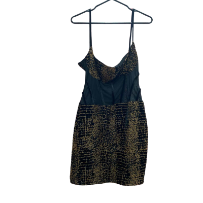 Pretty Little Thing Womens Size 14 Animal Print Mini Dress