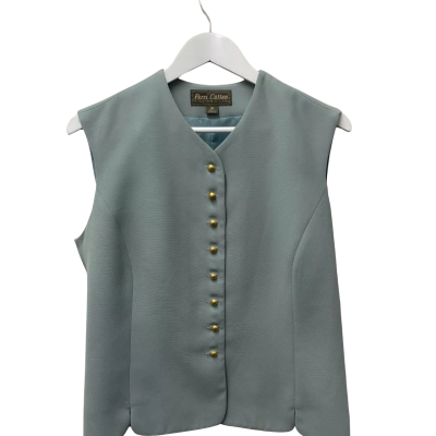 Perri Cutten Women's Size 16 Blazer Turquoise 