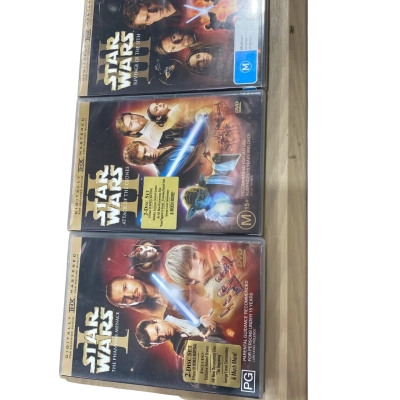 Star Wars Trilogy DVDs