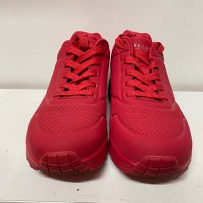 Skechers Womens Red Runners, Size 7