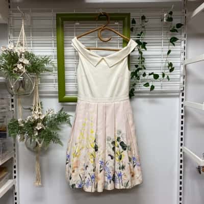 Ted Baker Womens Cream / Floral Dress