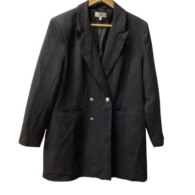 Heine Womens  Size 46 Sports Coat Black  ha