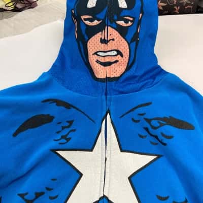 Marvel  captain America’s onesie size s