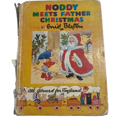 Vintage 1955 Noddy Meets Father Christmas Book