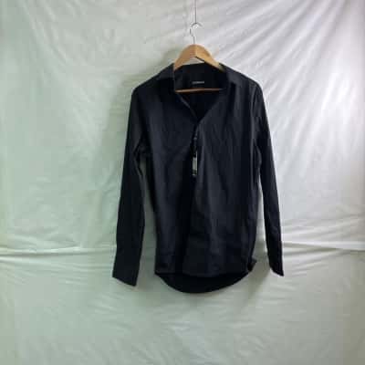 Connor Mens Size M Long Sleeve Shirt Black BNWT