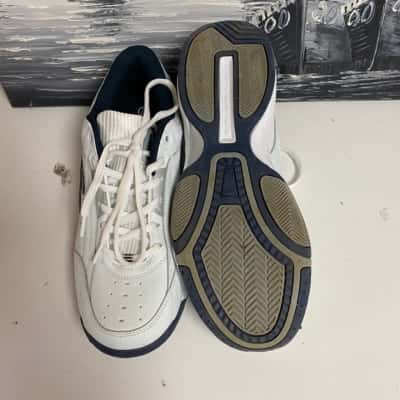 Mens Diadora Trainers Size US 10 Wht/Nvy