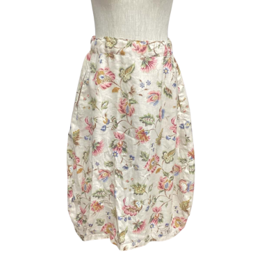  Muse Elasticated Skirt with Pockets  Size L Floral / Pink  