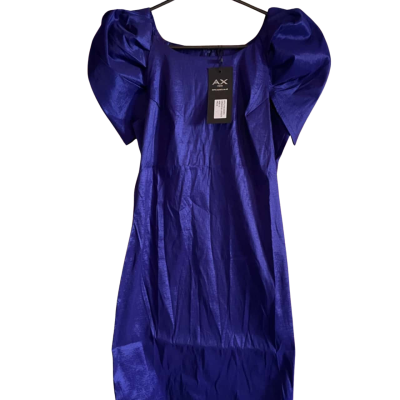  AX Paris Women's Size 12 Metallic Purple Dress 