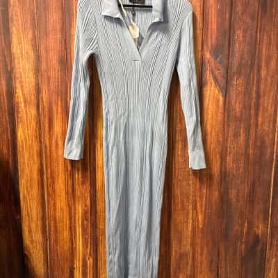 Minkpink Womens Dress Size L Blue 