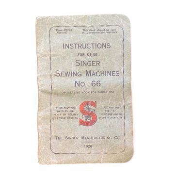 Singer Sewing Machine Manual