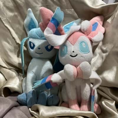 Pokémon Glaceon, Sylveon x2 Plush 