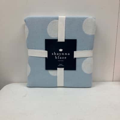 Shaynna Blaze Blue Polkadot Throw NEW