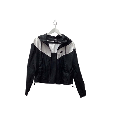 Nike Womens  Size S Hoodie Black  / White zip 