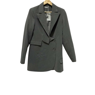Charcoal  Womens  Size 8 Blazer Grey 
