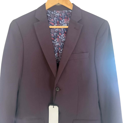 Blaq Brand New with Tags. Slim Style Jacket. Puppytooth Red   92 Reg