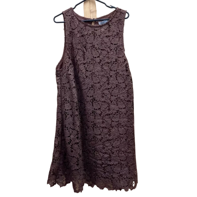 Atmos&Here Womens  Size 22 Sleeveless Dress  Brown 
