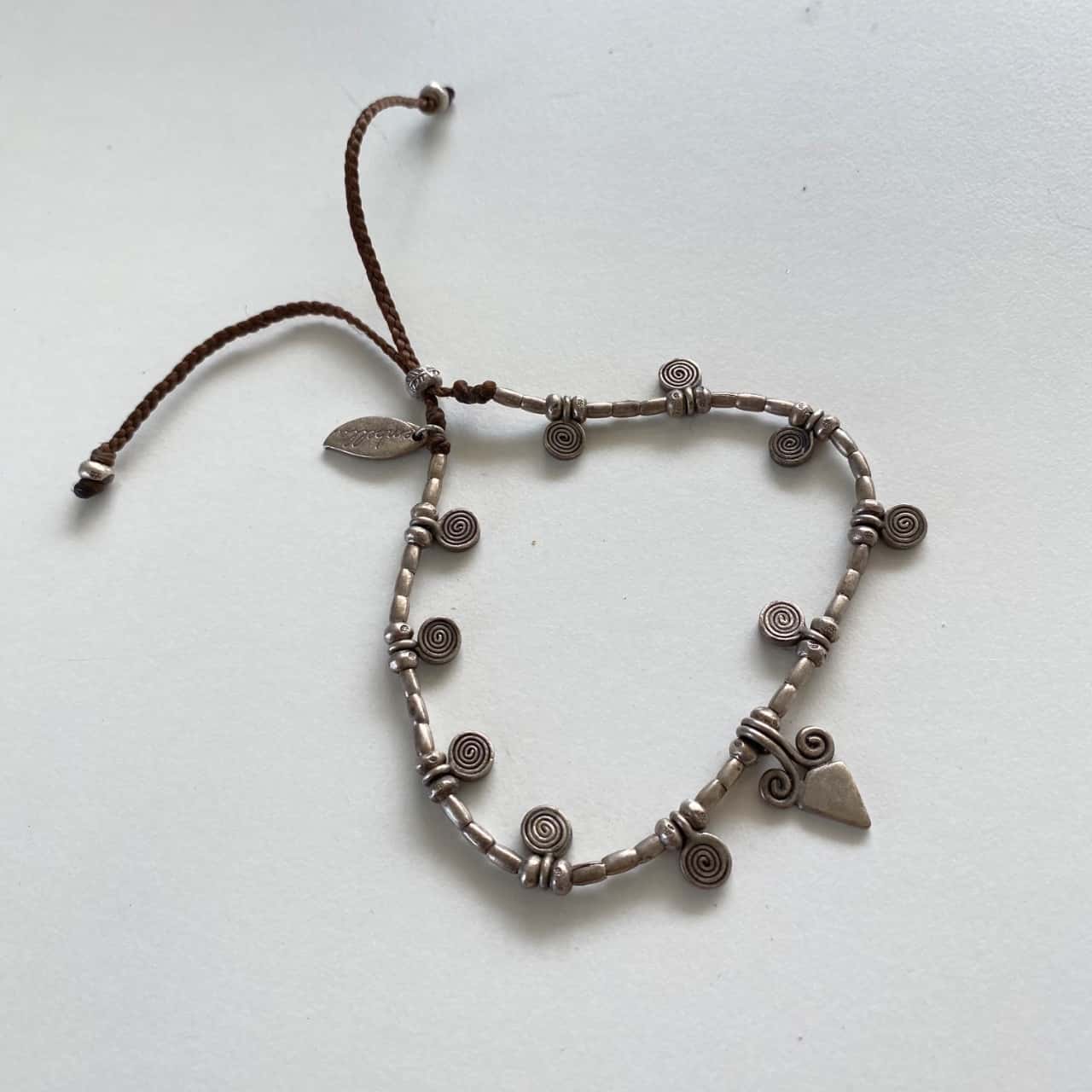 Embella Sterling Silver Hiltribe Ankle Bracelet (s)
