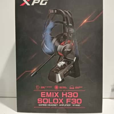 EMIX H30 SOLOX F30 Gaming Headset, Amp and Stand