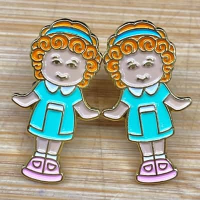 Polly Pocket Enamel Stud Earrings 