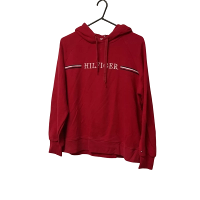 Mens Tommy Hilfiger Size M Hoodie Red 
