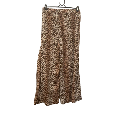  Womens Iris Maxi Size 14 Wide Leg Pants Animal print 