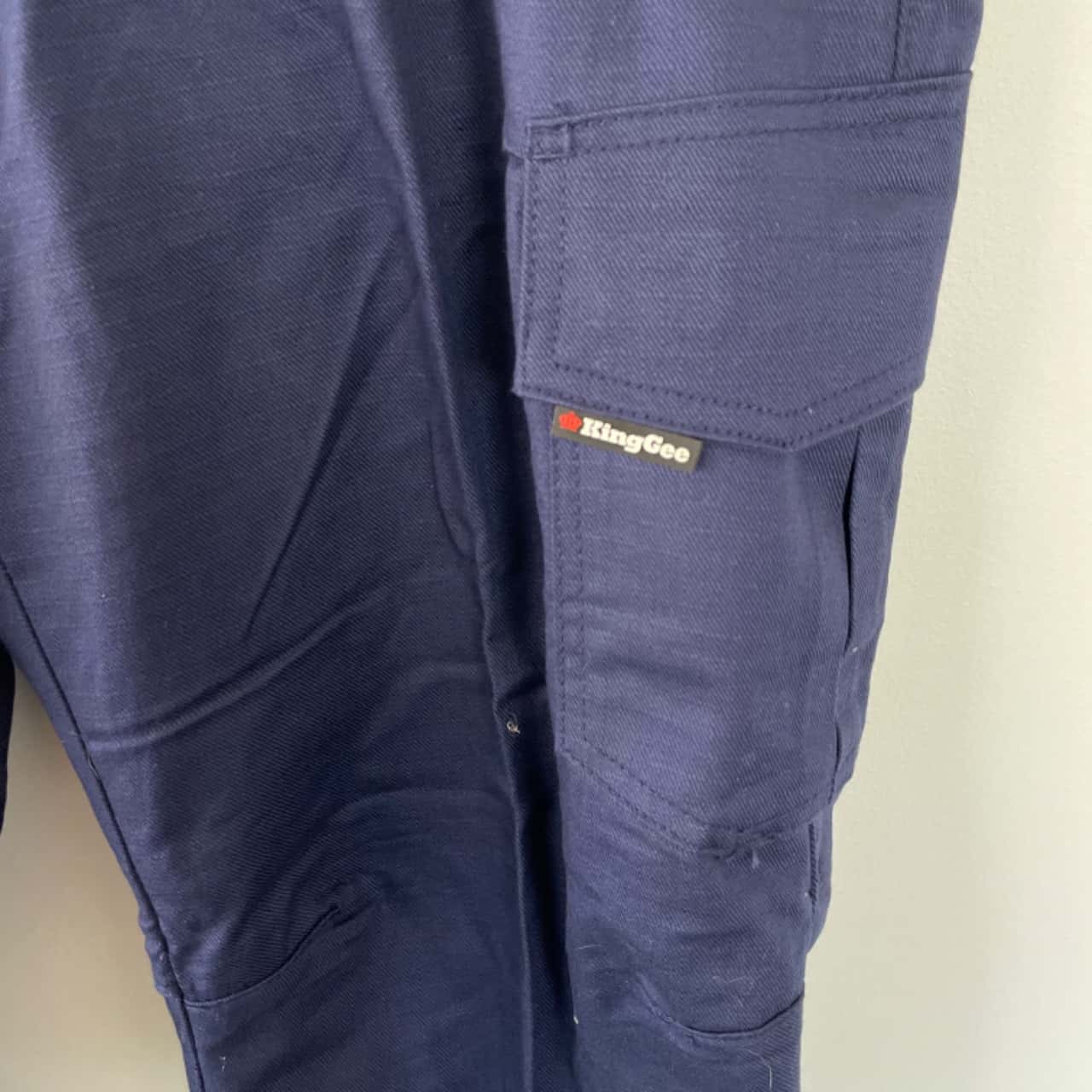 KingGee Navy Blue Workcool Pants Size 92R