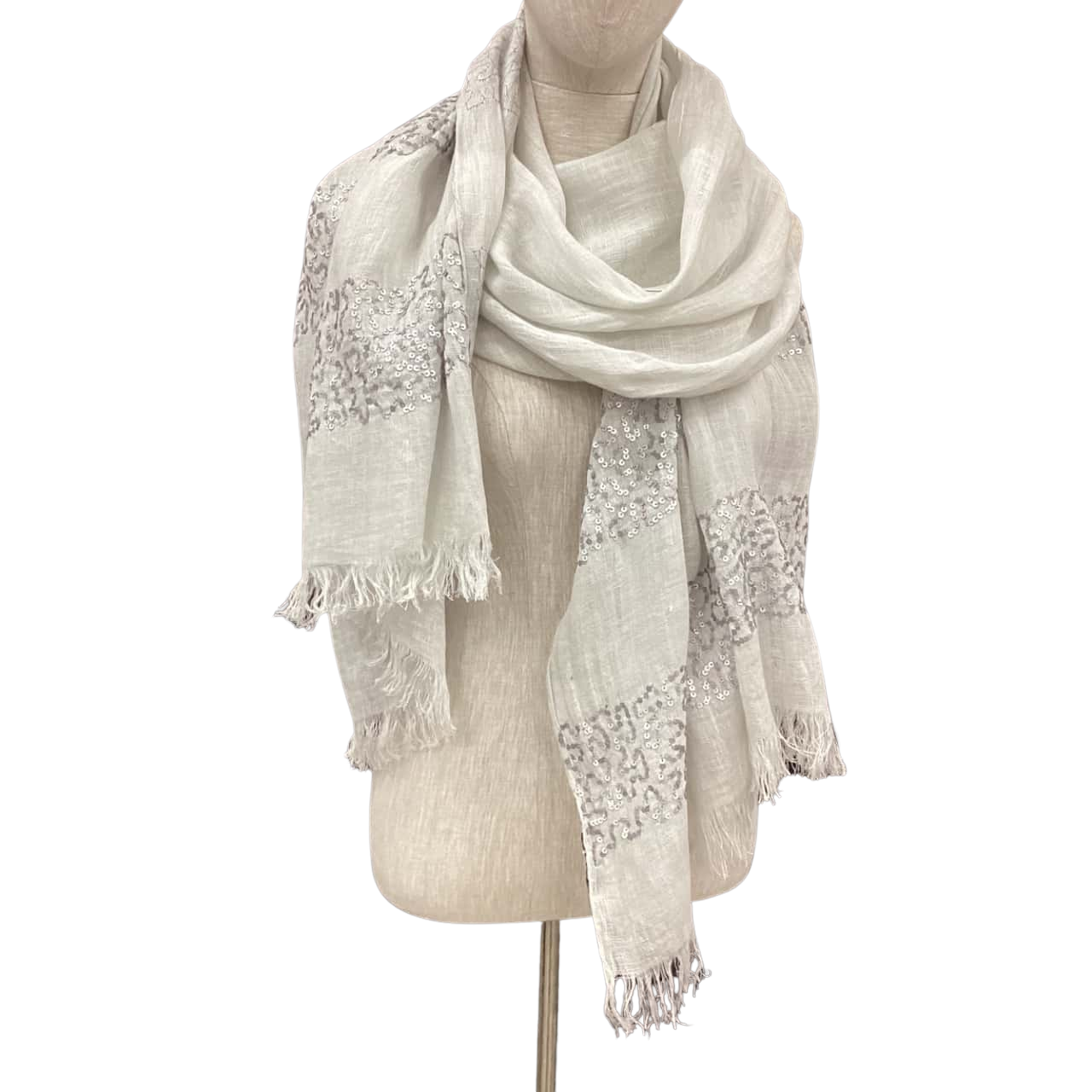 Hammock & Vine Womens Grey Scarf