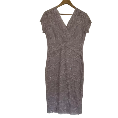 BNWT**Grace Hill.  Luxe Lace and Sequin Midi Dress.   Size 12