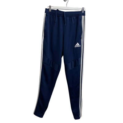 Adidas Mens  Size S Track Pants Navy Blue / White 