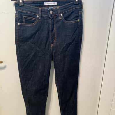 Calvin Klein Womens  Size 29 Straight Leg Jeans Navy Blue 