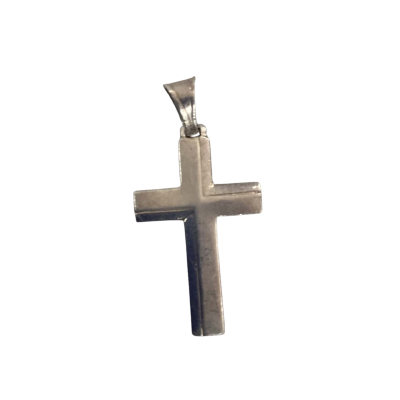 Vintage Womens Pendant Sterling Silver Crucifix Stamped Italy 925