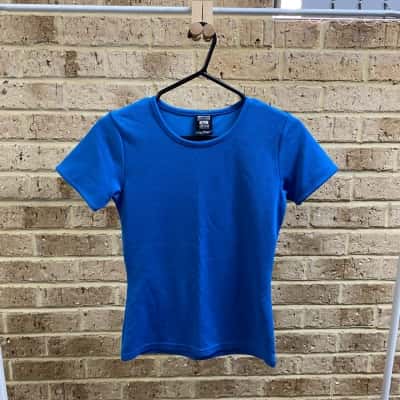 Kathmandu Womens altica tech blue top Size 10 