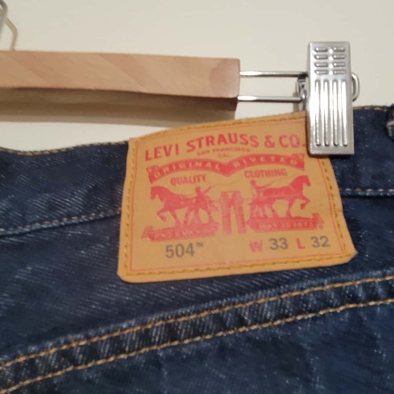 Levis Mens Jeans Size W33 L32 Blue
