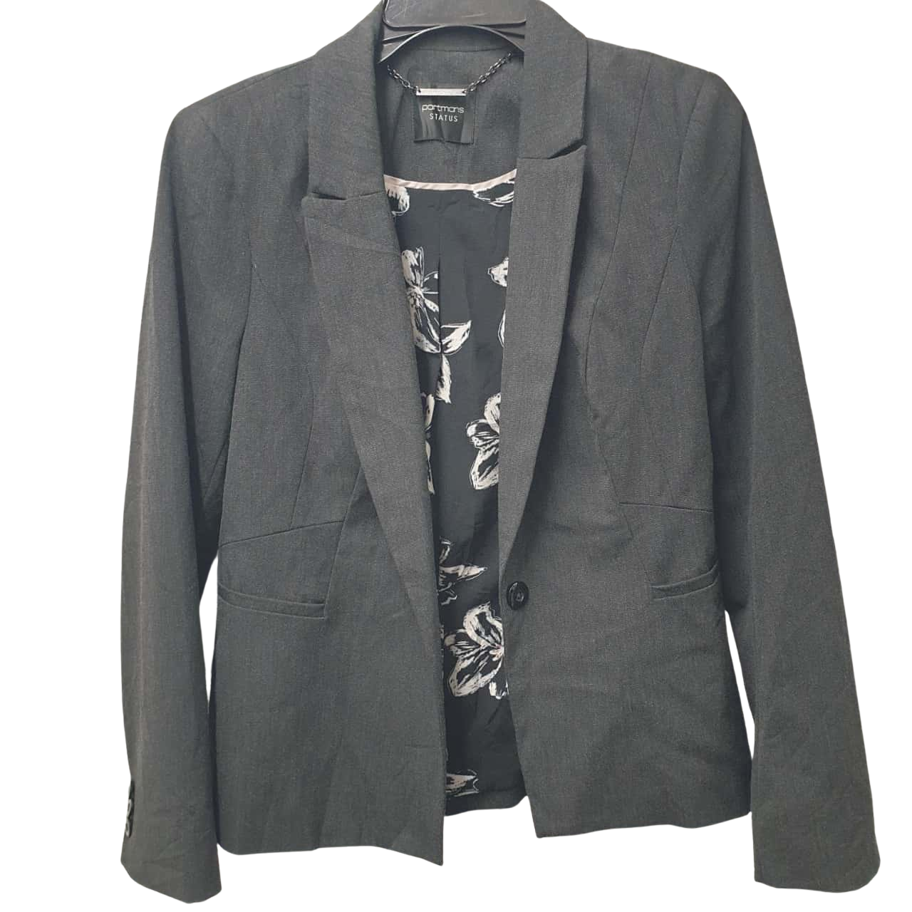 Portmans Womens Blazers Black / Grey Size S/M(s)