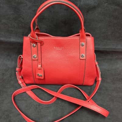 Women’s Radley London Provence Street Leather Multiway Grab Handbag Red 