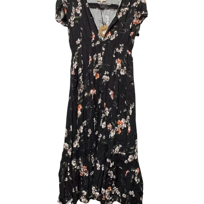 Jaase Womens  Size 20 Black  / Floral Dress