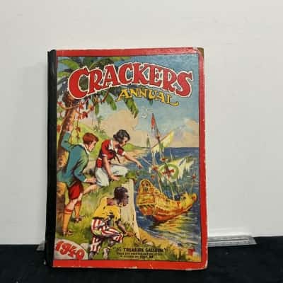 Vintage Crackers Annual 1940’s Children Book - The Treasure Galleon