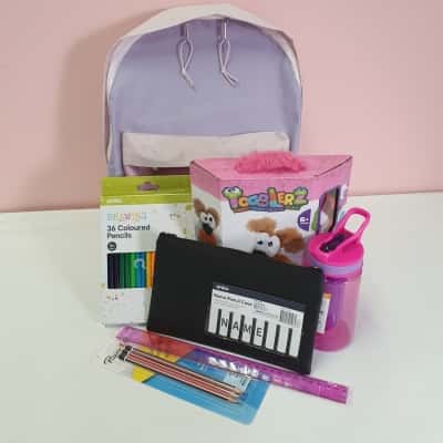 Junior Classic Backpack With School Supplies - New With Tags